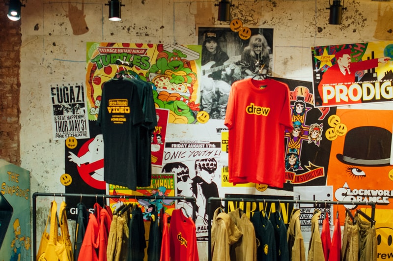 Justin Bieber Drew House Opens in Hong Kong Pop-up Store Shop Collection Brand