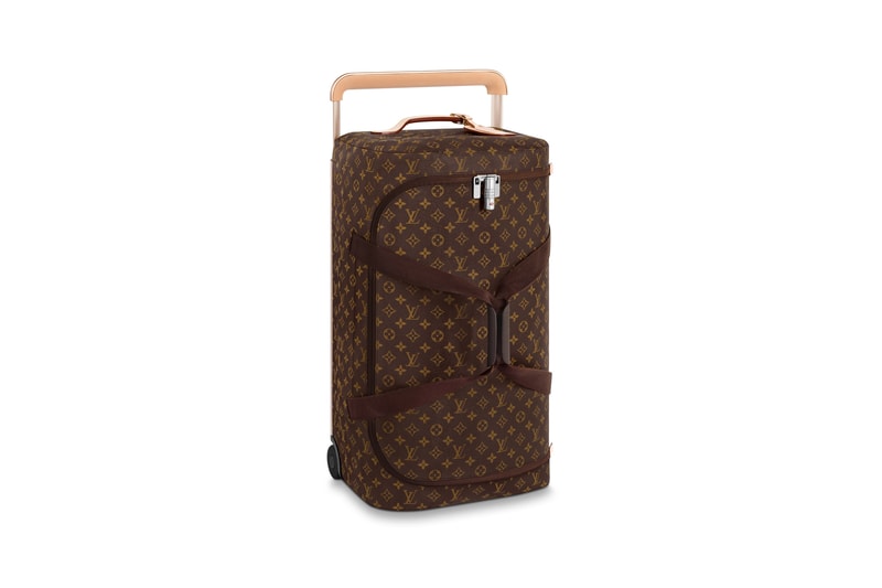 Louis Vuitton Horizon Soft Luggage Logo Collection Brown