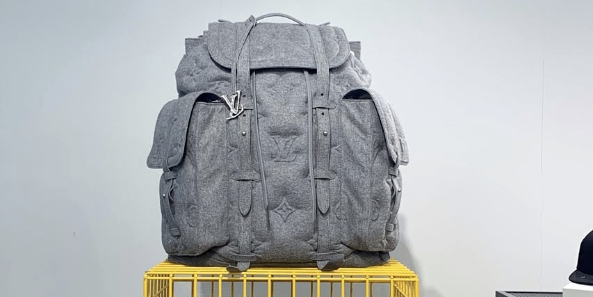 large louis vuitton backpack Discovery PM Monogram Eclipse For Timeless Appeal. LOUIS VUITTON Palm Springs PM