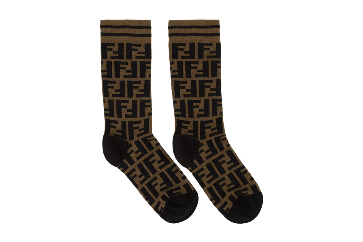 5 Luxury Socks from Gucci, Off-White, Fendi Footwear Accessories Print Fashion Detail Where to Buy SSENSE