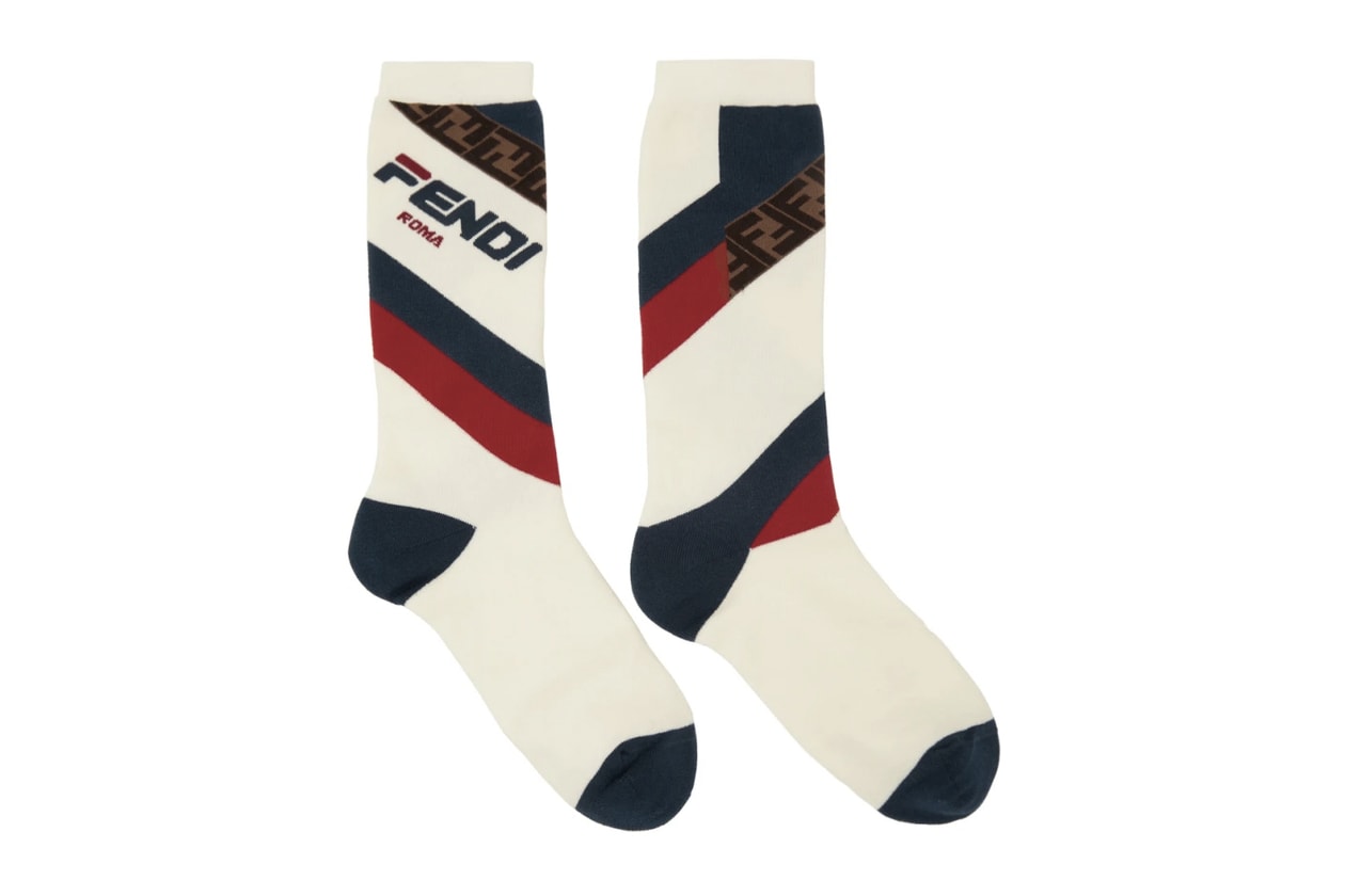 5 Luxury Socks from Gucci, Off-White, Fendi Footwear Accessories Print Fashion Detail Where to Buy SSENSE