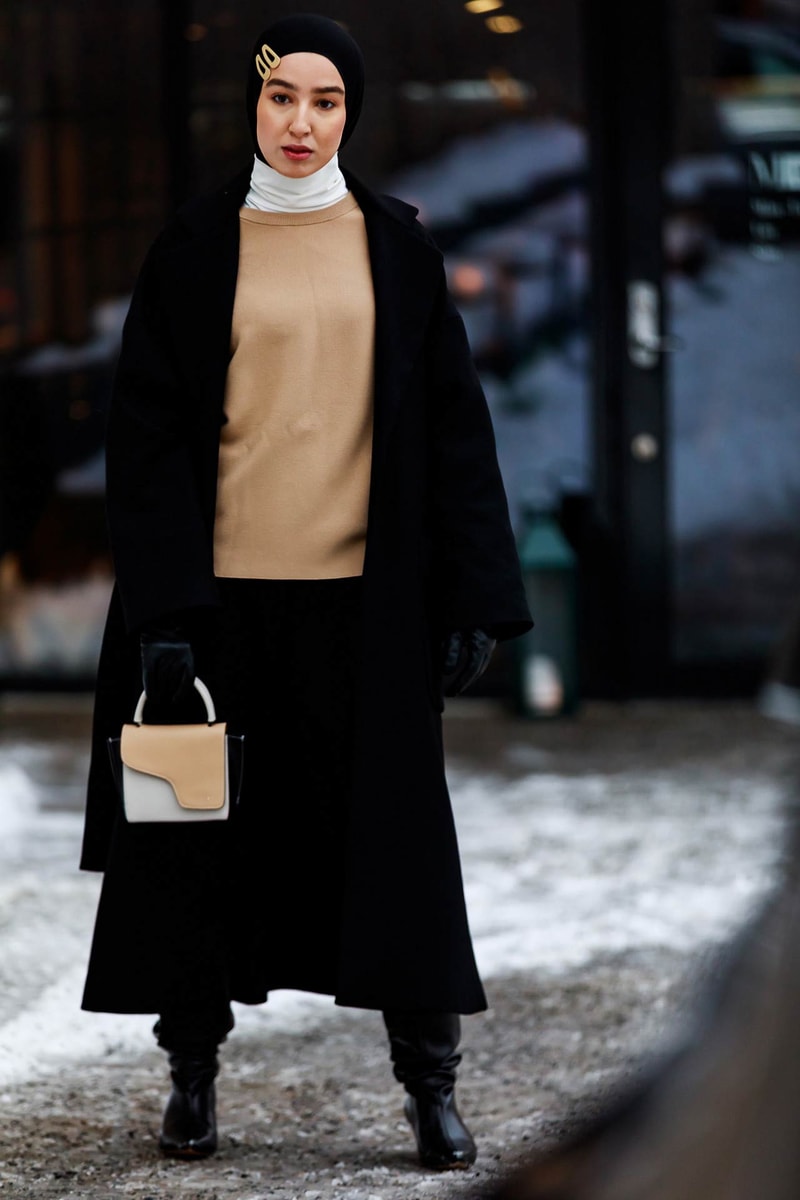 Hijab Woman Stockholm Fashion Week 