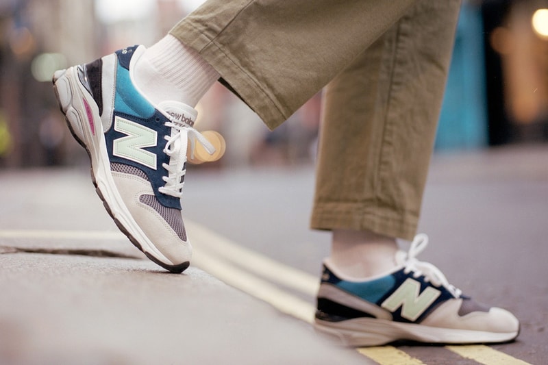 New Balance Made in UK Spring Summer 2019 Collection 770.9 Sneaker Teal Cream