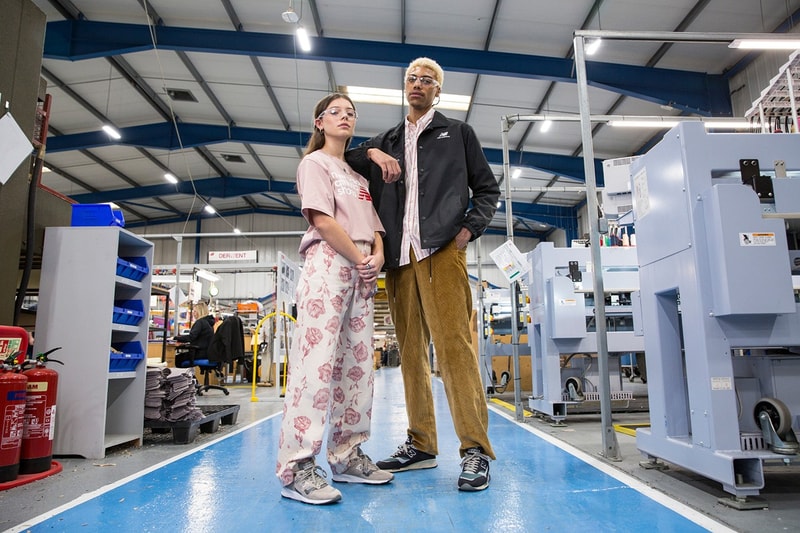 New Balance Made in UK Spring Summer 2019 Collection 1530 Sneaker Grey Teal Black Top Pants Pink