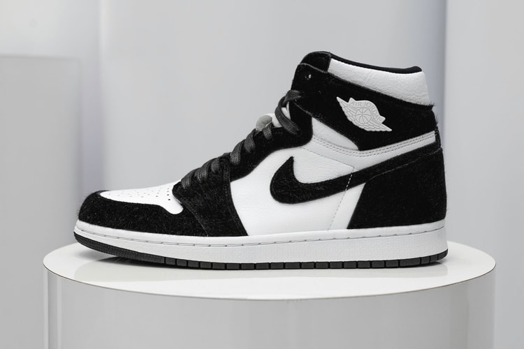 Your First Look at Nike's Fuzzy Air Jordan 1 High "Panda"