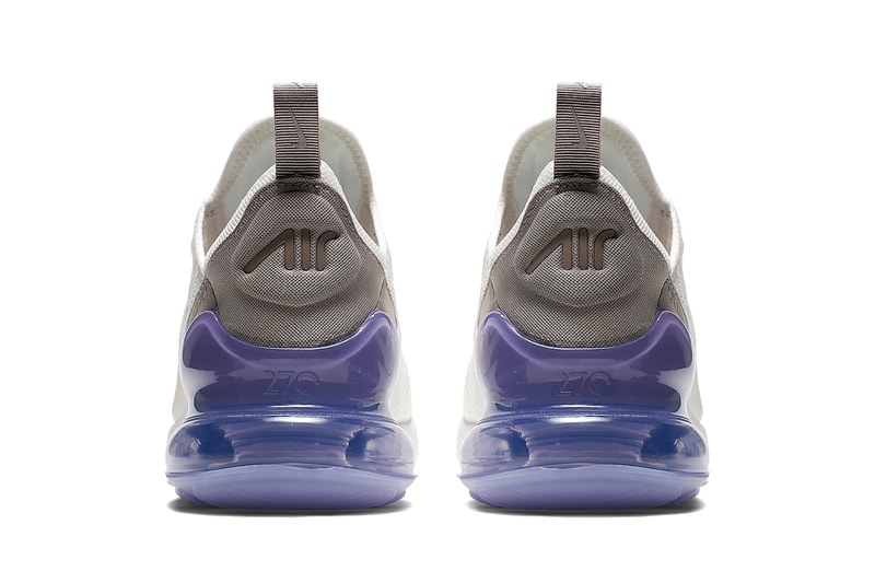 Nike Air Max 270 "Lilac" Release Date White Cream Brown Purple 