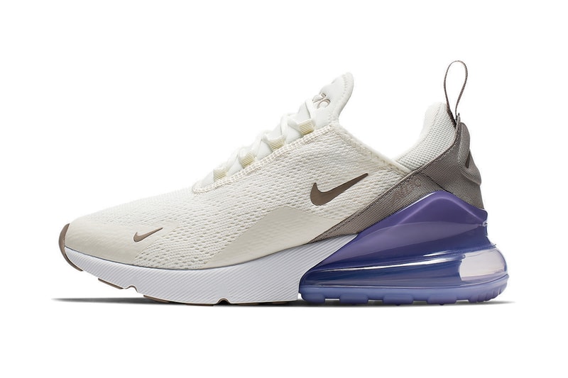 Nike Air Max 270 "Lilac" Release Date White Cream Brown Purple 