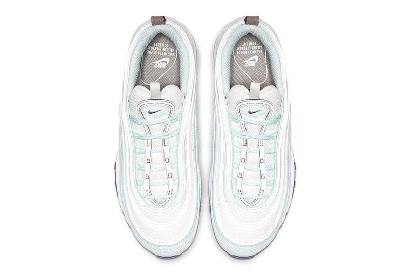 Nike Air Max 97 "Teal Tint" Purple Ice Blue White Tint Sole Sneaker Release 