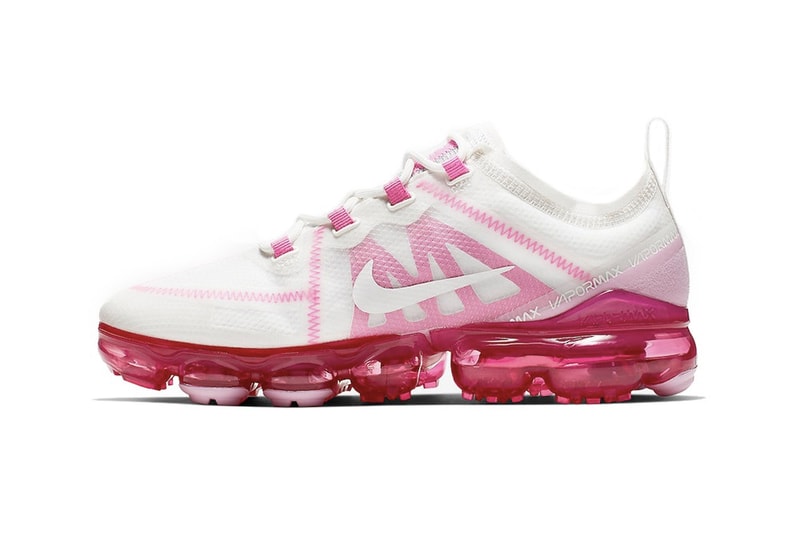 Nike Air VaporMax 2018 "Pink Rise" Release Date Sneaker Shoe Drop White Pink Trainer 