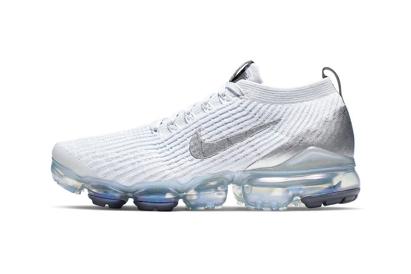 Nike's "Metallic Silver" Air VaporMax Flyknit 3.0 Is Dropping Soon