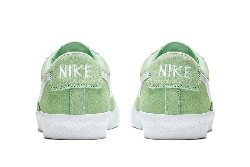 Nike Blazer Low Pastel Pink and Green Sneaker Release Drop Spring Footwear Shoe Trainer