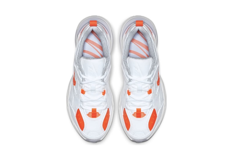 Nike M2K Tekno "Crimson White" & "Citrus Teal" Sneaker Shoe Spring Trainer Footwear Neon Detail Fashion 