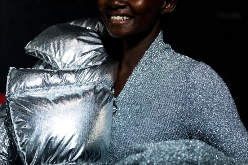 Backstage at Off-White™ Fall/Winter 2019 Show Paris Fashion Week Virgil Abloh Bella Hadid Gigi Hadid Karlie Kloss Adut Akech Collection Presentation Beauty 
