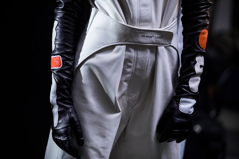 Backstage at Off-White™ Fall/Winter 2019 Show Paris Fashion Week Virgil Abloh Bella Hadid Gigi Hadid Karlie Kloss Adut Akech Collection Presentation Beauty 