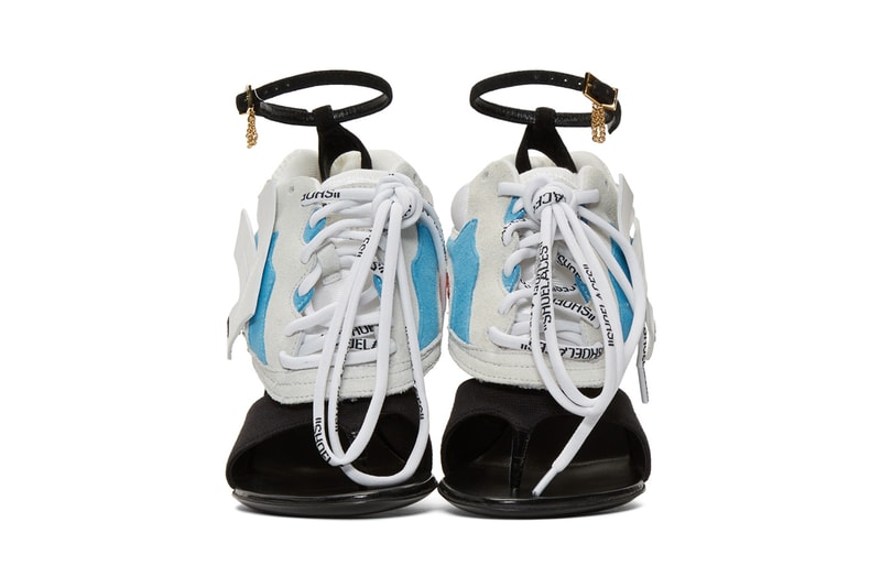 Off-White Spring Summer 2019 Runner Heel Sandals Black