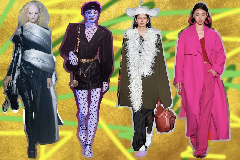 Paris Fashion Week Fall/Winter 2019 Best Shows PFW FW19 Rick Owens Dries Van Noten Maison Margiela Saint Laurent Loewe MArine Serre Jonathan Anderson Anthony Vaccarello 