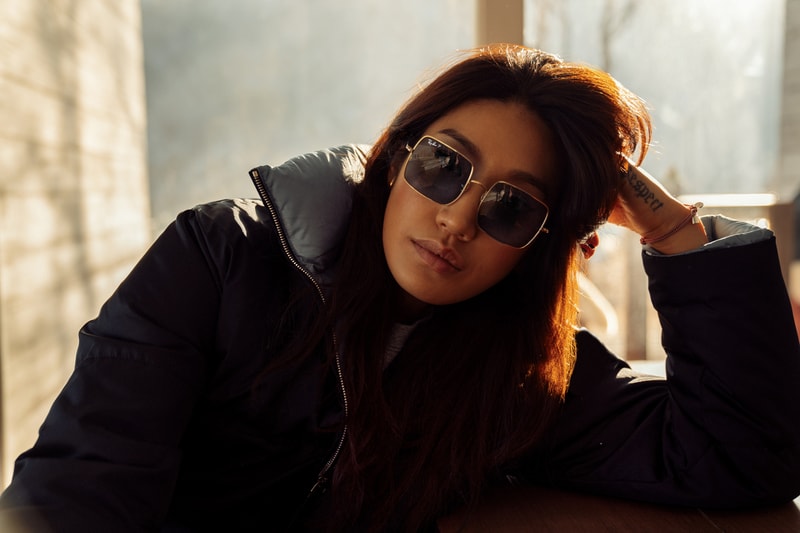Peggy Gou x Ray Ban Sunglasses Collection Square Gray Classic