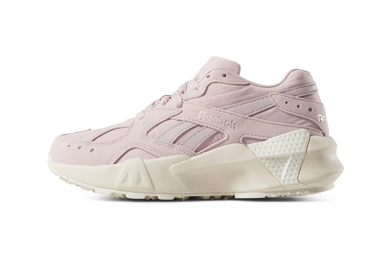 Reebok Aztrek Double Platform Pastel Sneakers Trainers Pink Lilac Sea Spray Blue Chalk White