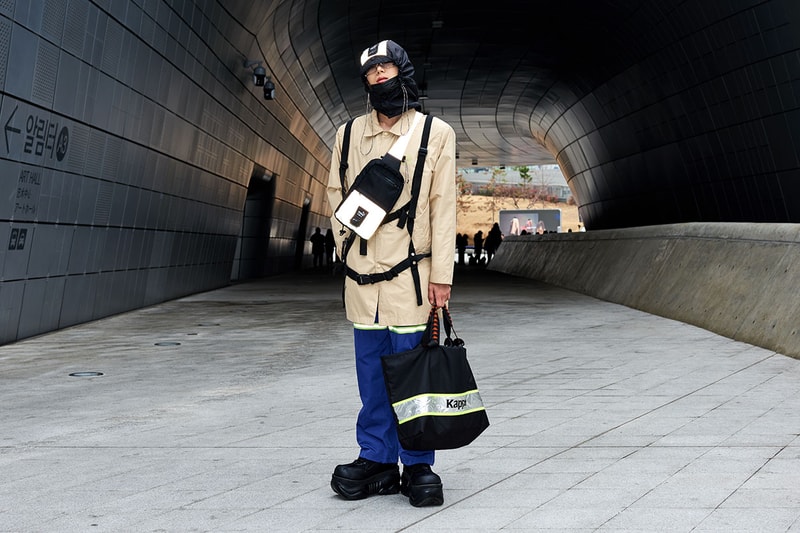 Seoul Fashion Week Fall/Winter 2019 Street Style Balenciaga Gucci Louis Vuitton Nike A Cold Wall Moschino 