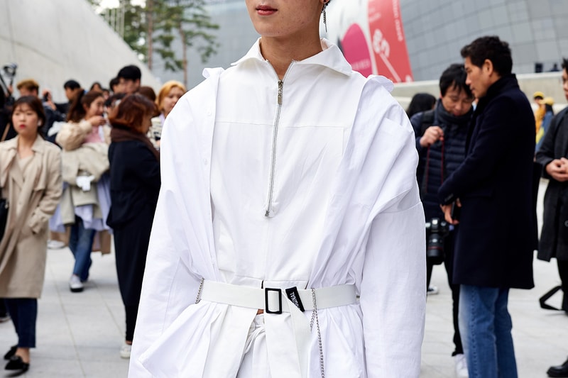 Seoul Fashion Week Fall/Winter 2019 Street Style Balenciaga Gucci Louis Vuitton Nike A Cold Wall Moschino 