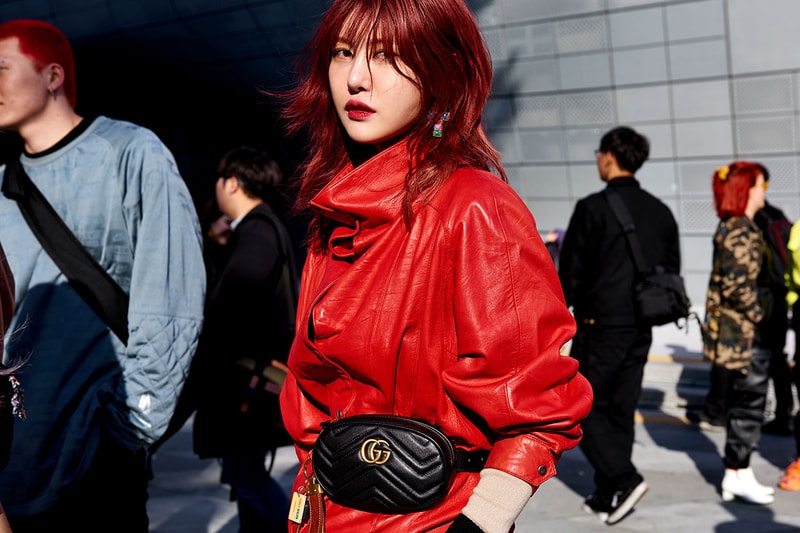 Seoul Fashion Week Fall/Winter 2019 Street Style Balenciaga Gucci Louis Vuitton Nike A Cold Wall Moschino 