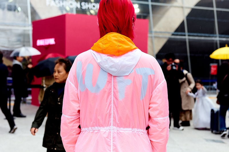 Seoul Fashion Week Fall/Winter 2019 Street Style Balenciaga Gucci Louis Vuitton Nike A Cold Wall Moschino 