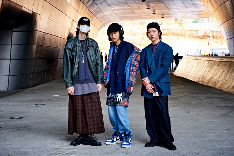 Seoul Fashion Week Fall/Winter 2019 Street Style Balenciaga Gucci Louis Vuitton Nike A Cold Wall Moschino 