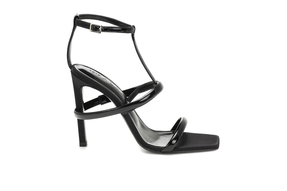 Off-White Heeled Runner Leather Sandals White Jacquemus Noli Leather Simon Miller Blackout Platform Green Prada PVC Heeled Blue