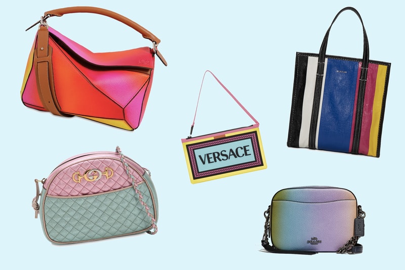 Best Bags for Spring: Balenciaga, Gucci, Loewe Coach Off-White Versace Purse Summer Fashion Colorful Designer Bag 