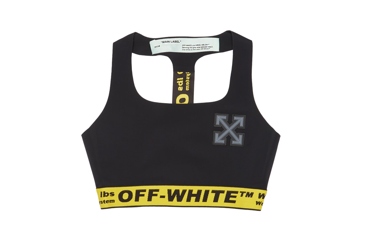 Off-White SSENSE Workout Collection Long Sleeve Jacket T-shirt Black