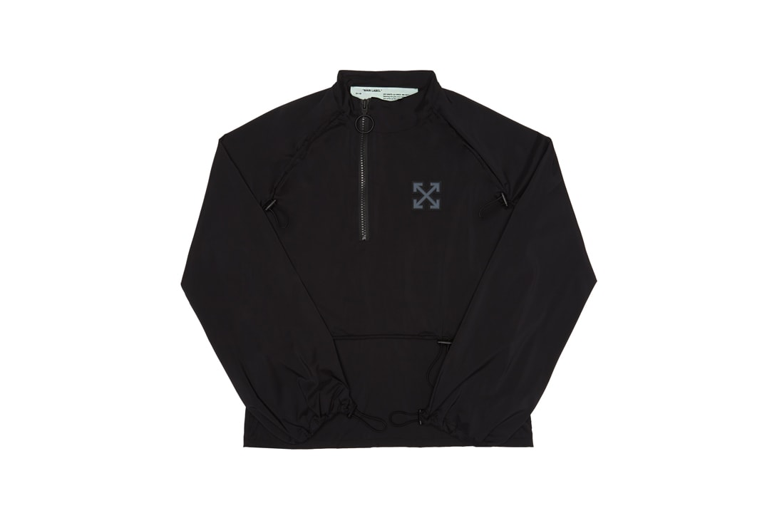 Off-White SSENSE Workout Collection Long Sleeve Jacket T-shirt Black