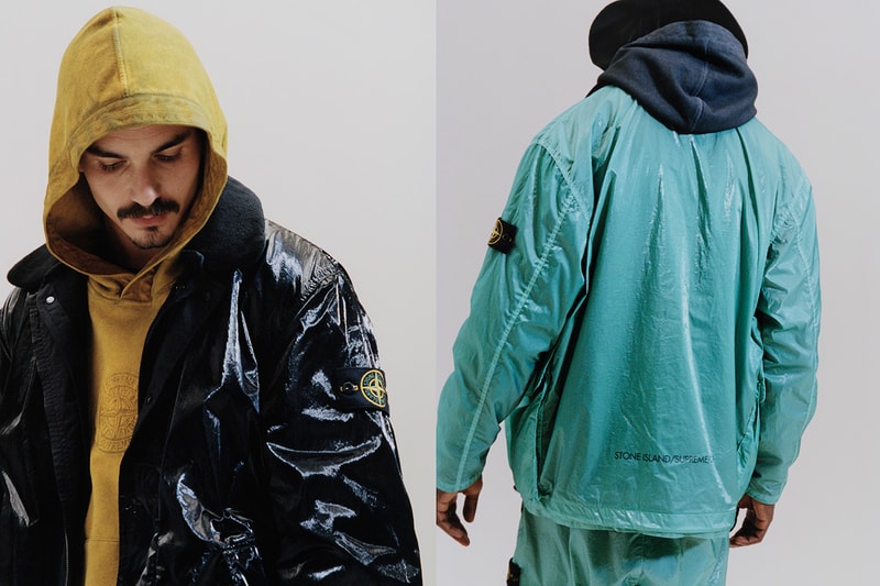 Stone Island x Supreme Spring/Summer 2019 Drop Collection Full Range Items Release Date Outerwear Jackets Full Look 