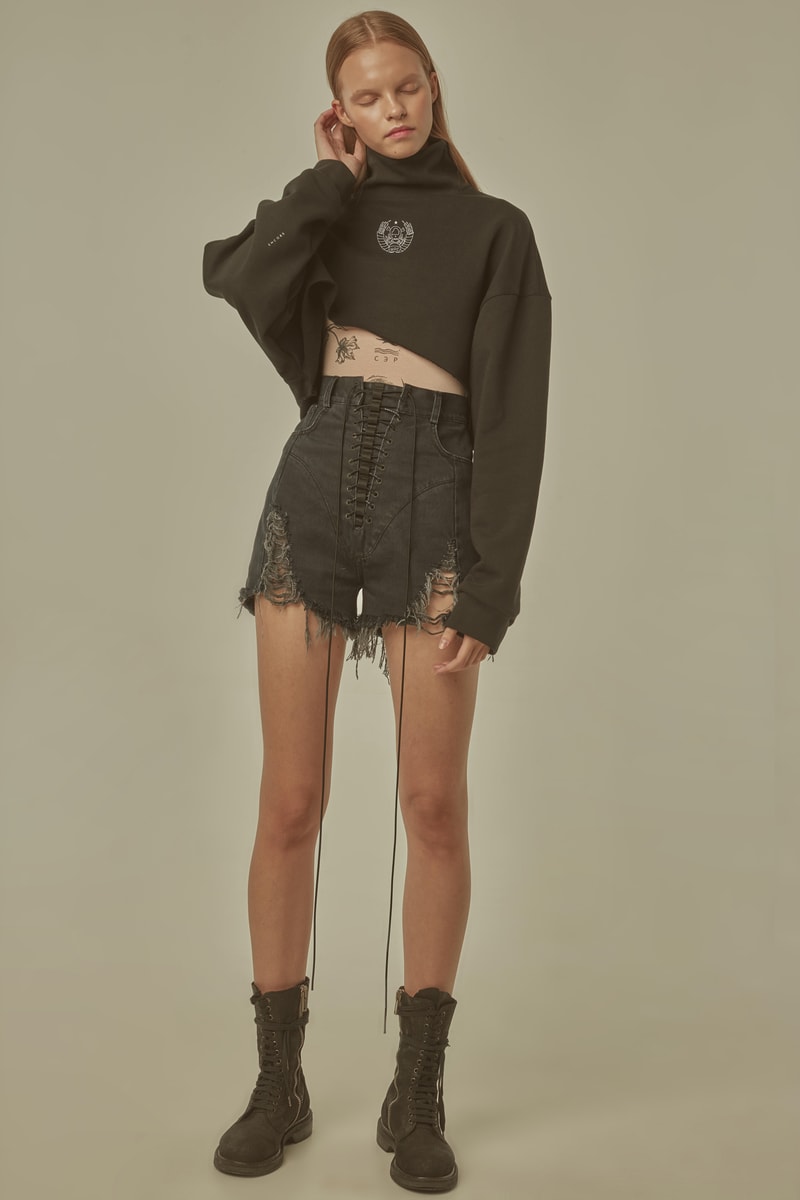 TTSWTRS Spring Summer 2019 Lookbook Hoodie Shorts Grey