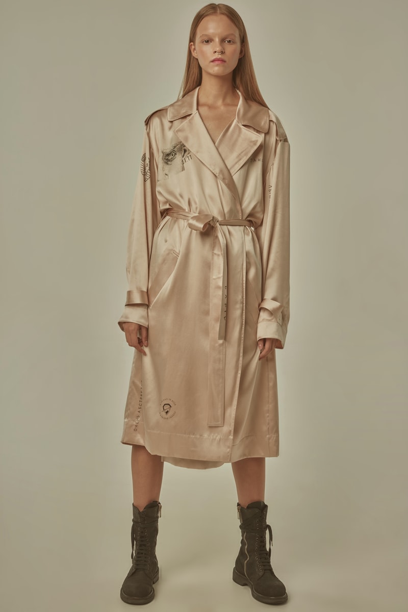 TTSWTRS Spring Summer 2019 Lookbook Silk Jacket Tan
