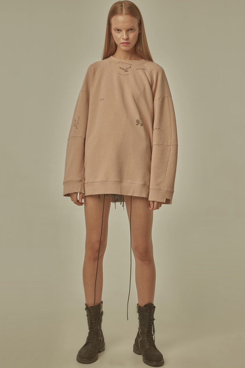 TTSWTRS Spring Summer 2019 Lookbook Hoodie Tan