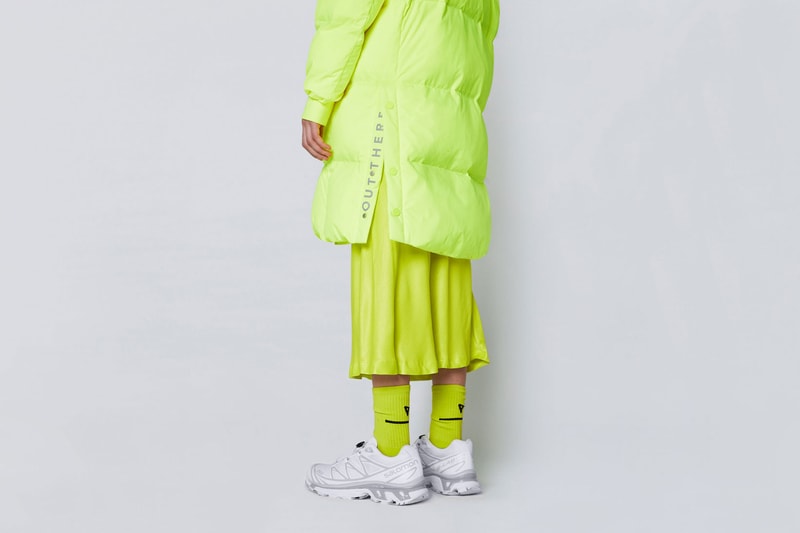 The Arrivals 5.2 Puffer AER Parka Neon Green