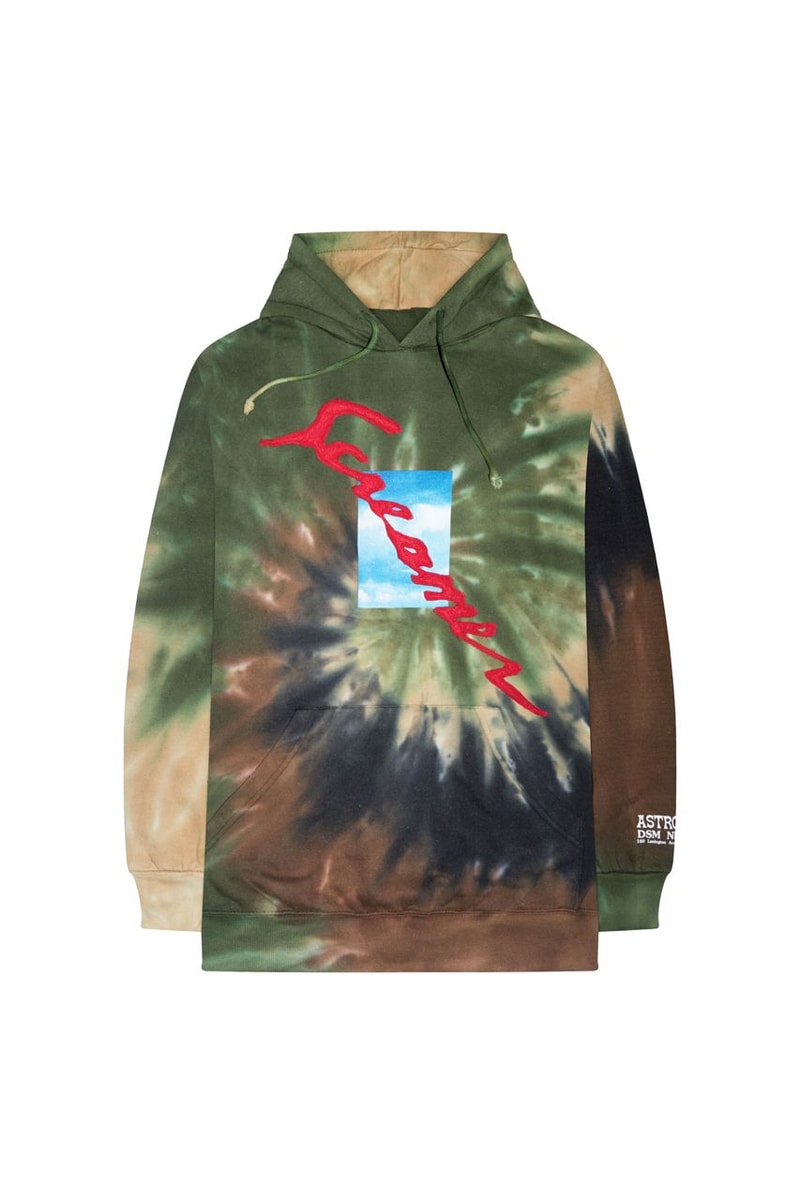 Travis Scott Astroworld Merch Collection Hoodie Tan Green