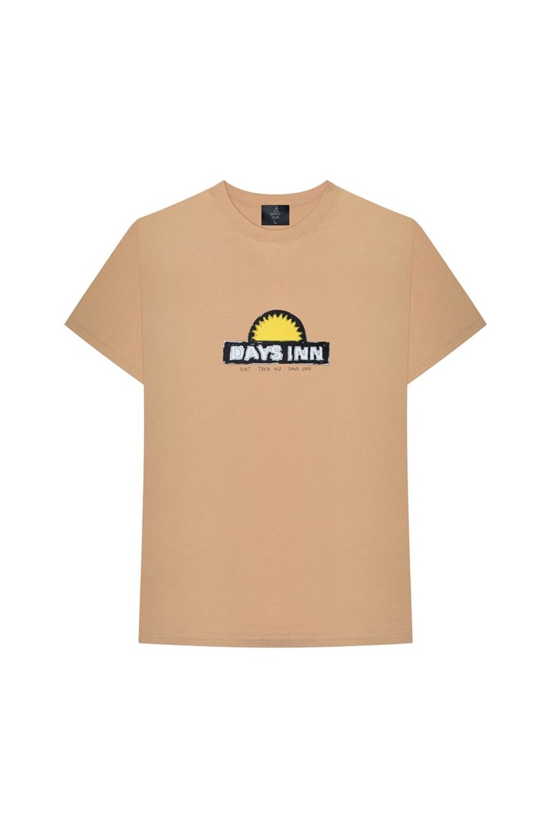 Travis Scott Astroworld Merch Collection T-shirt Tan