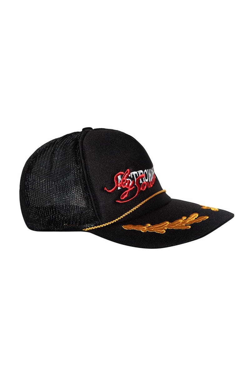 Travis Scott Astroworld Merch Collection Trucker Hat Black