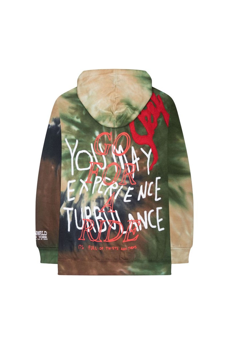 Travis Scott Astroworld Merch Collection Hoodie Tan Green