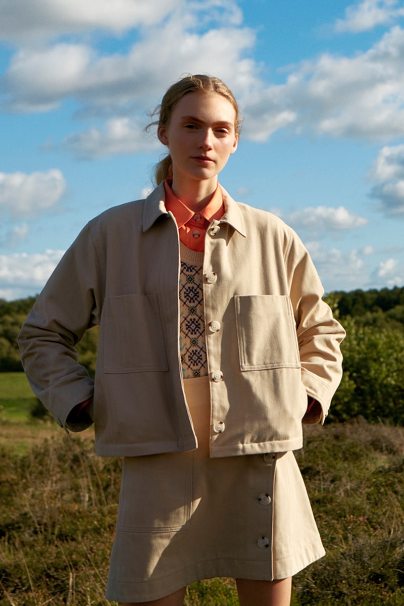 Wood Wood Spring Summer 2019 Outside Collection Lookbook Denim Jacket Skirt