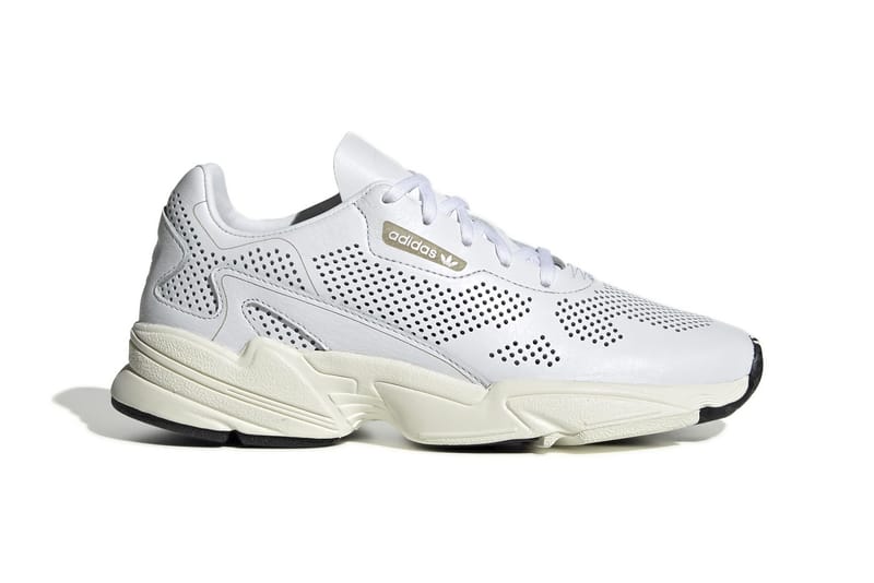 adidas Updates the Falcon "Cloud White" with Perforated Details