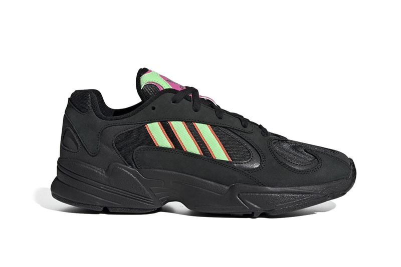 adidas Yung-1 in "Black/Neon Green/Pink" Chunky Sneaker Neon Trend Shoe Black Spring Summer