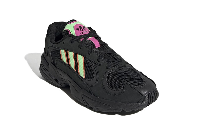 adidas Yung-1 in "Black/Neon Green/Pink" Chunky Sneaker Neon Trend Shoe Black Spring Summer