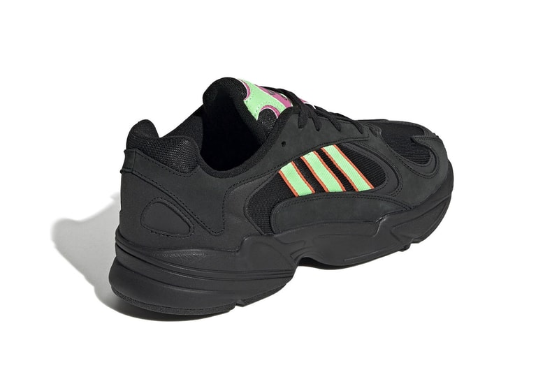 adidas Yung-1 in "Black/Neon Green/Pink" Chunky Sneaker Neon Trend Shoe Black Spring Summer