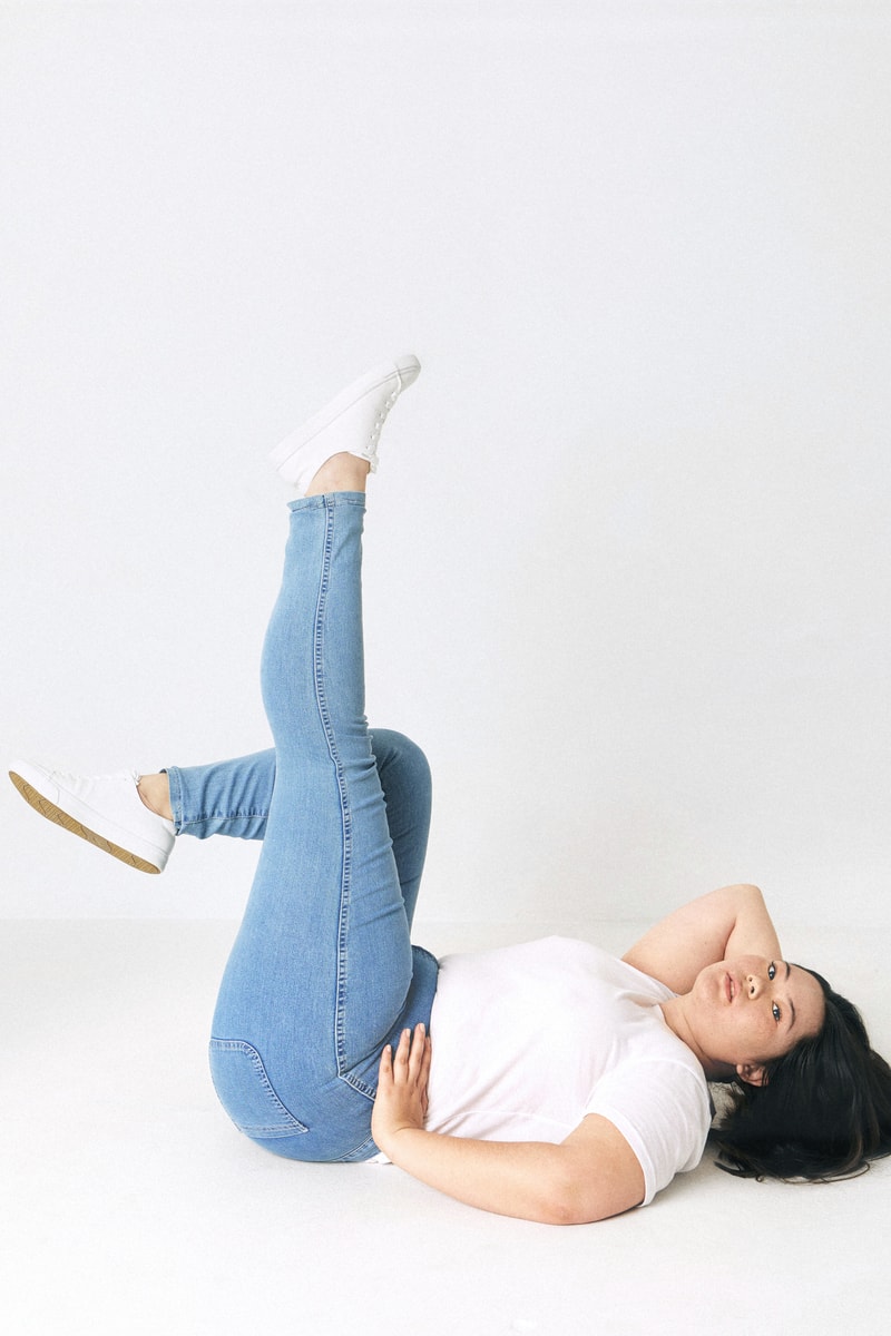 American Apparel Spring Summer 2019 Denim Collection High Waist Jean Light Wash