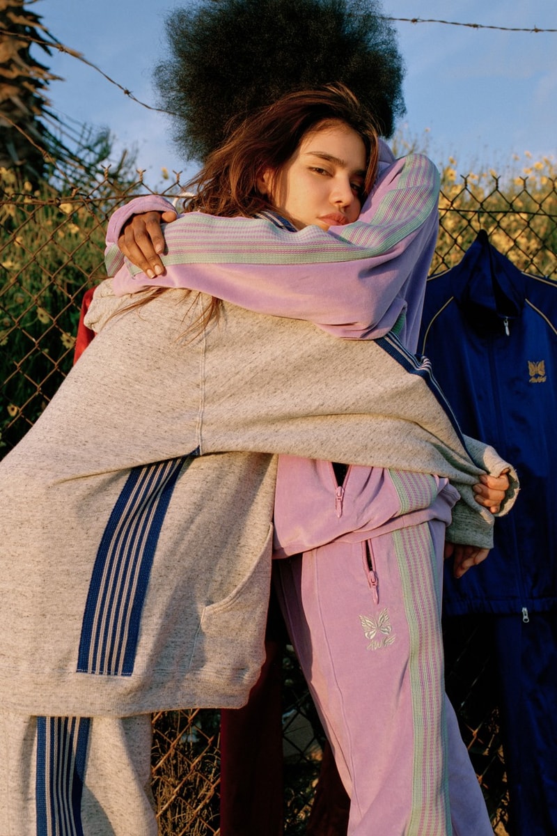 ASAP Rocky AWGE x Needles Spring Summer 2019 Collection Tracksuits Gray Purple