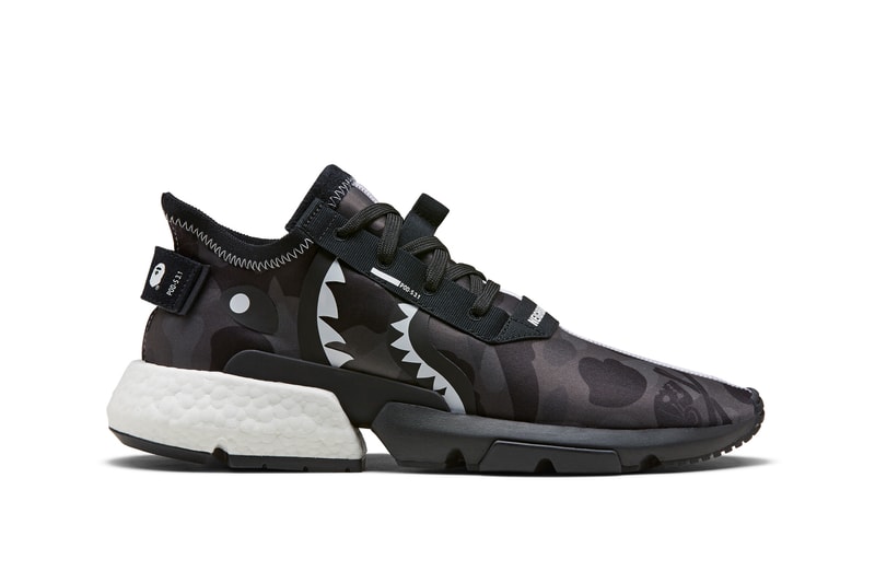 BAPE x Neighborhood x adidas Originals POD S 3.1 Grey Black White