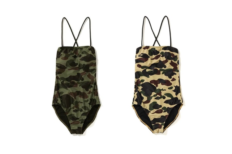 BAPE Is Releasing Strappy Camo Swimsuits Tomorrow