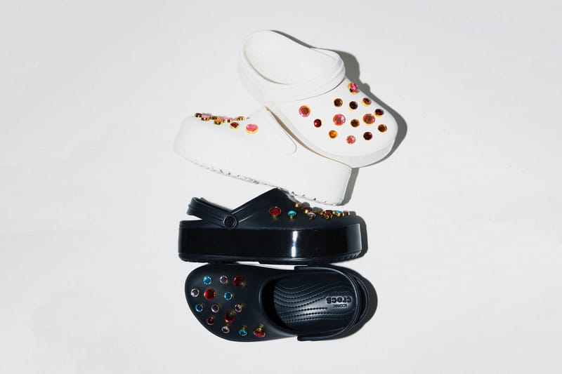 BEAMS & Crocs' Latest Collab Features a Bejeweled Platform Clog